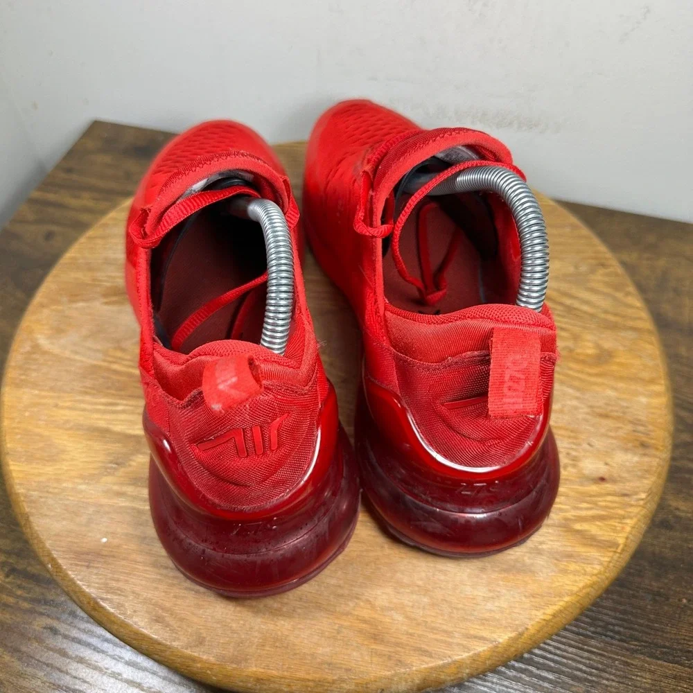 Nike Air Max 270 Men's Red Running Shoes Sneakers Size 9 CV7544-600